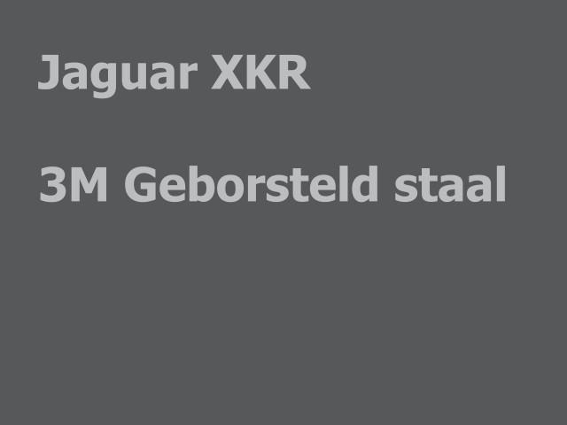 Jaguar XKR wrap in 3M Brushed Steel by WrapR.nl